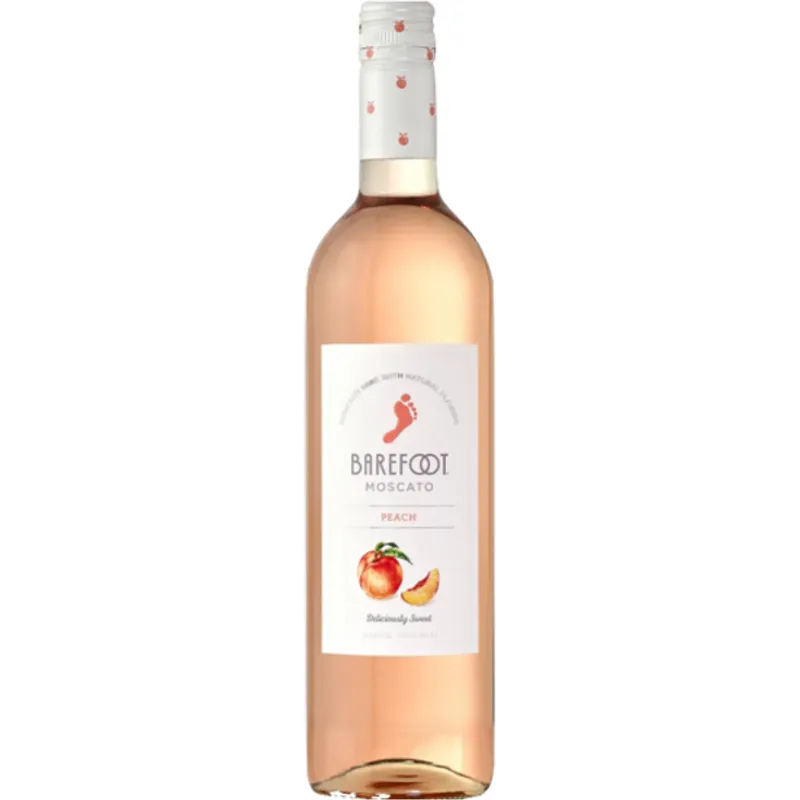 Barefoot Fruitscato Peach Fruit Wine view 1