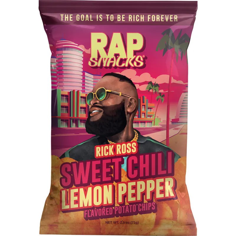 Rap Snacks Sweet Chili Lemon Pepper Rick Ross Bag view 1