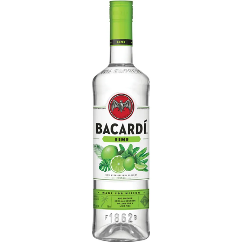 Bacardi Lime Rum view 1