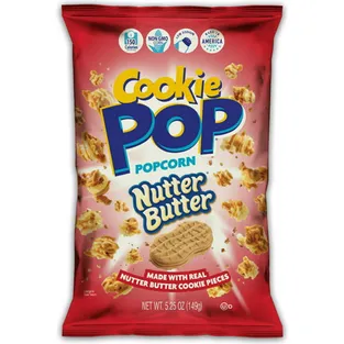 Cookie Pop Popcorn Nutter Butter Bag