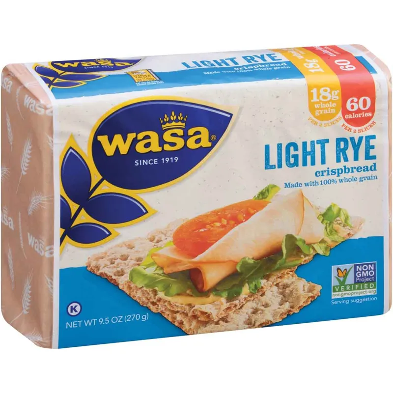Wasa Whole Grain Crispbread Light Rye view 1
