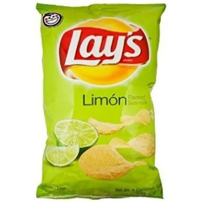 Sabritas Lays Flavored Potato Chips Limon view 1