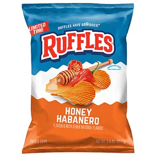 Ruffles Honey Habanero Flavored Potato Chips