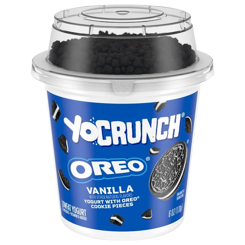 YoCrunch Vanilla Lowfat Yogurt with OREO Cookie Pieces view 1