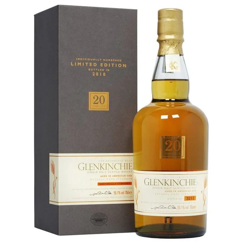 Glenkinchie 20 Year Single Malt Scotch Whisky view 1