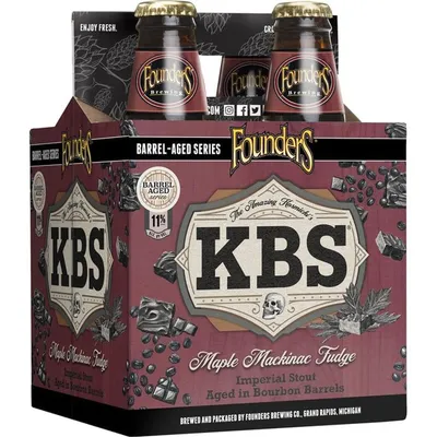 Founders KBS Maple Mackinac Fudge 4-pack 12oz bottles