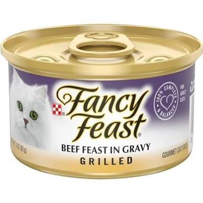 Fancy Feast Classic Pate Tender Beef & Chicken Feast Cat Food 3 oz Can