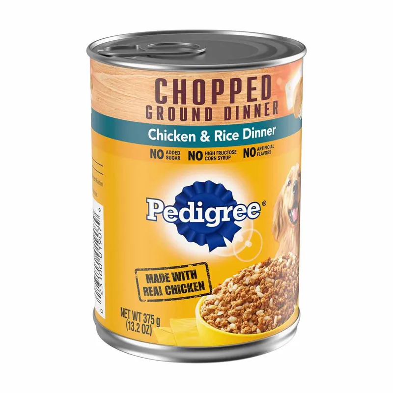 Pedigree Chopped Ground Dinner Chicken & Rice view 1