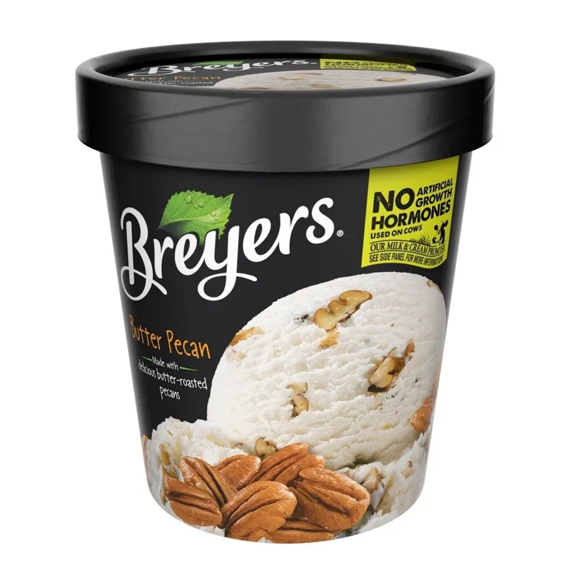 Breyers Butter Pecan Ice Cream view 1
