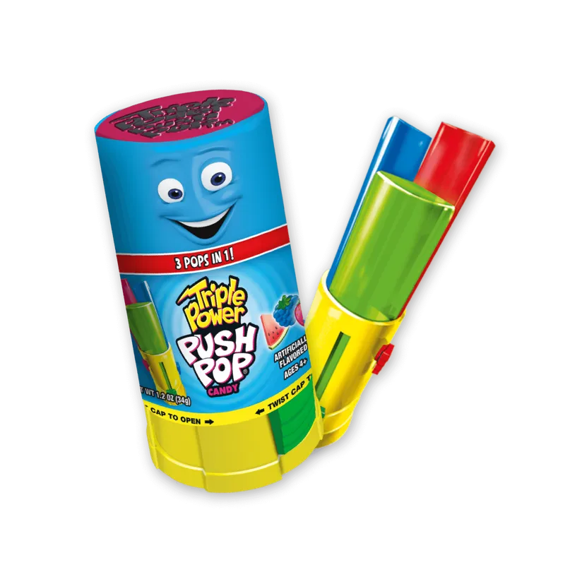 Push Pop Pops Triple Power Candy view 1