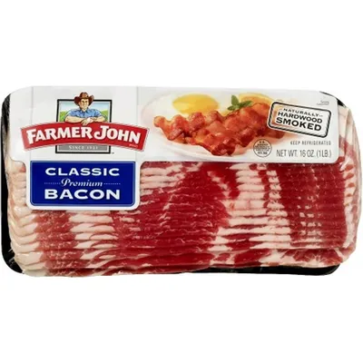 Farmer John Classic Premium Bacon 16oz Count
