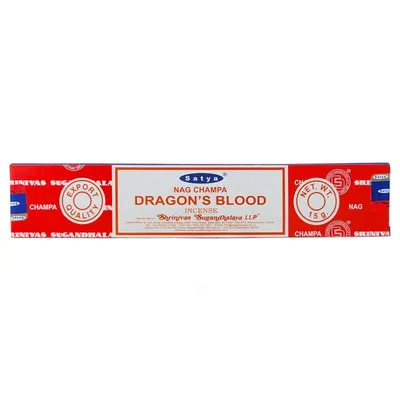 Satya Dragon's Blood Incense Sticks 15g Box