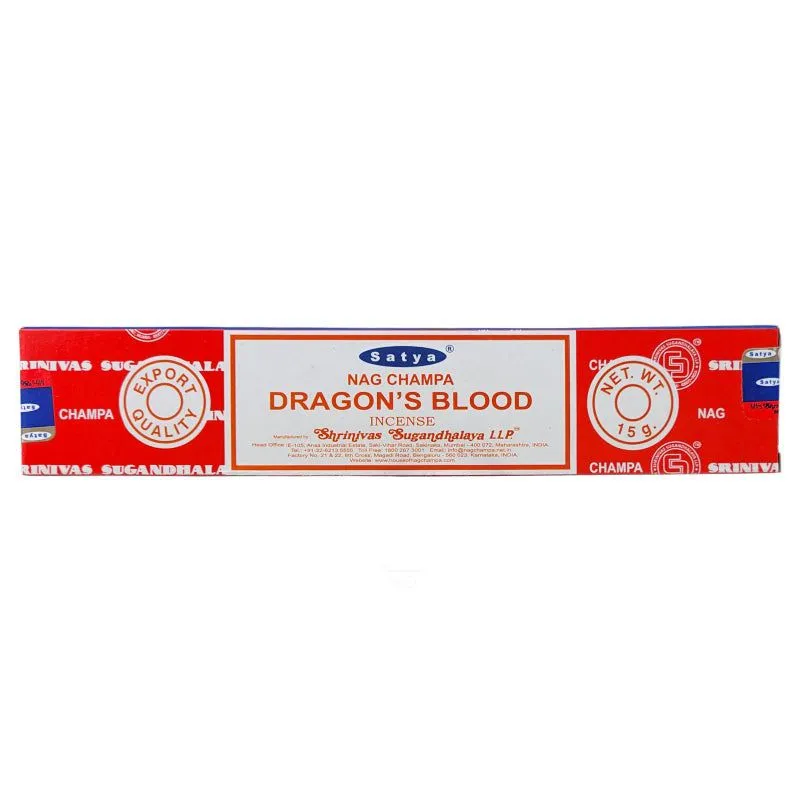 Satya Dragon's Blood Incense Sticks Box view 1