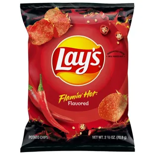 Lay's Flamin' Hot Flavored Potato Chips