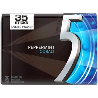 5 Gum Peppermint Cobalt Sugarfree