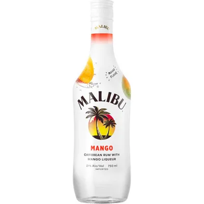 Malibu Mango Rum 750ml Bottle