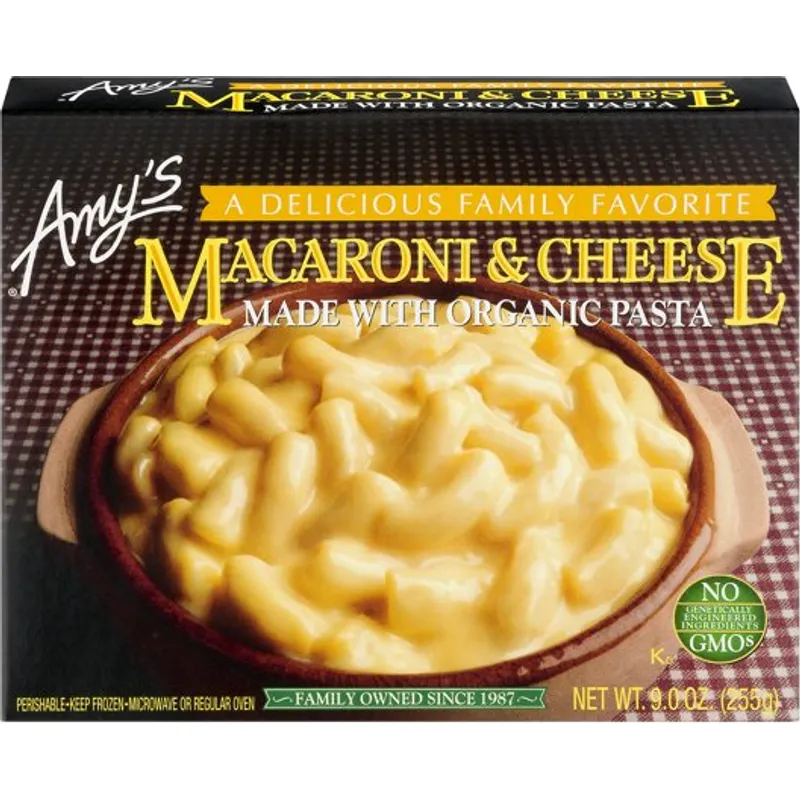 Amy's Kitchen Organic Macaroni & Cheese Box view 1