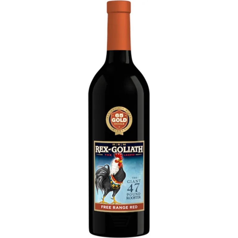 Rex-Goliath Giant 47 Pound Rooster Free Range Red Wine Blend view 1