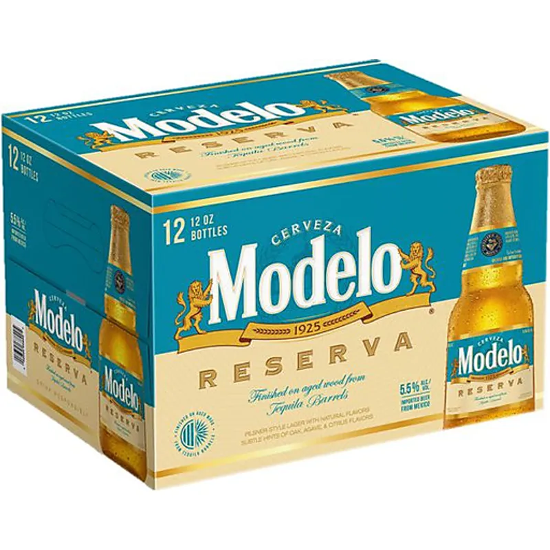 Modelo Reserva Tequila Barrel Mexican Lager Beer view 1