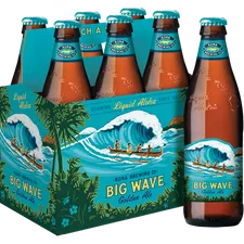 Kona Brewing Co. Big Wave Golden Ale 6 Pack 12 oz Bottles