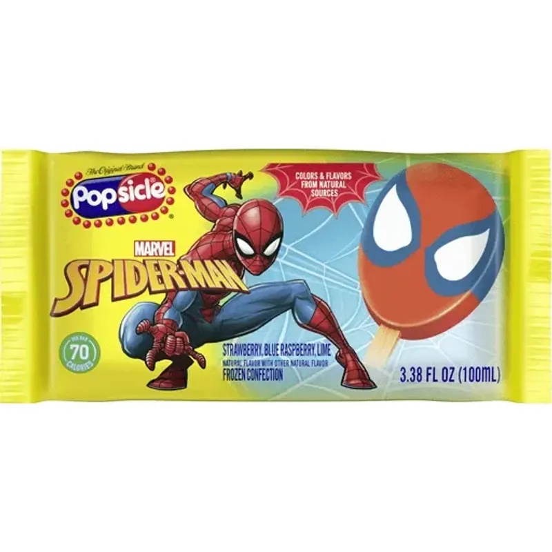 Popsicle Spider-Man Bar Novelty view 1