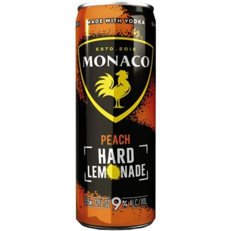 Monaco Peach Hard Lemonade view 1