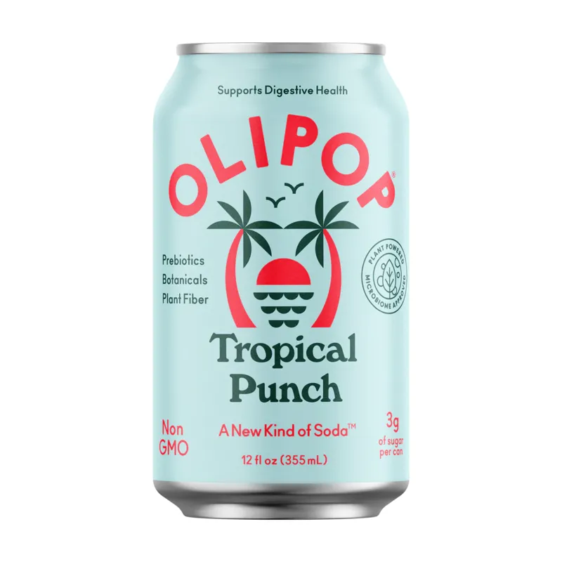 Olipop Tropical Punch Soda view 1