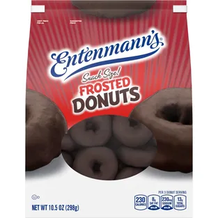 Entenmann's Softees Chocolate Frosted Donuts Bag