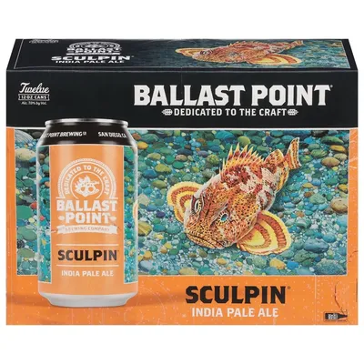 Ballast Point Sculpin India Pale Ale 12-pack 12 oz cans