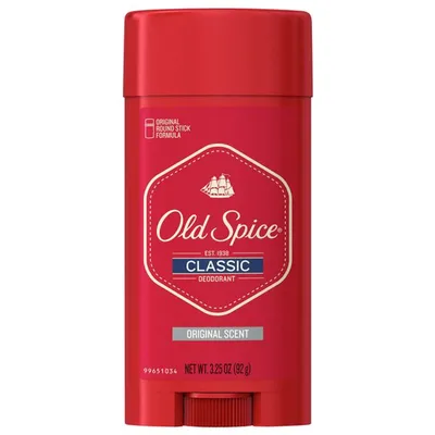 Old Spice Classic Deodorant Stick Original Scent 3.25 oz