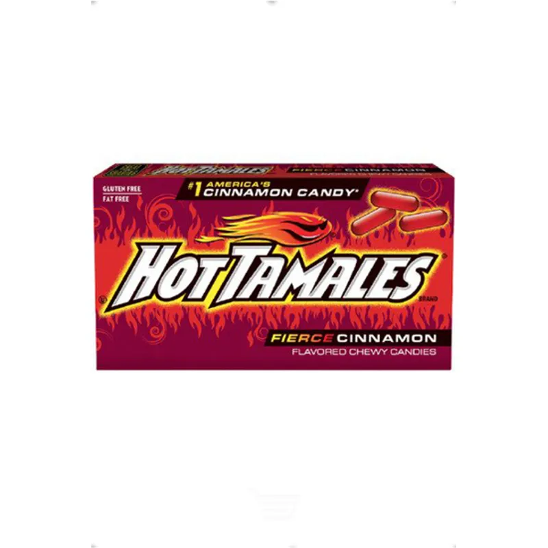Hot Tamales Cinnamon Candy Box view 1