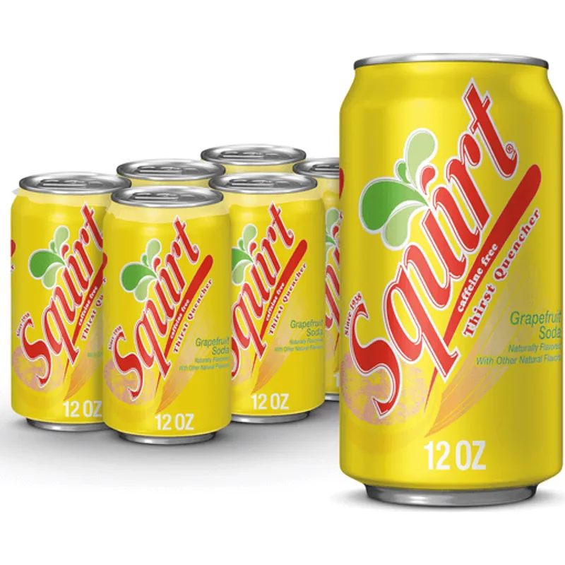 Squirt Caffeine Free Grapefruit Soda view 1