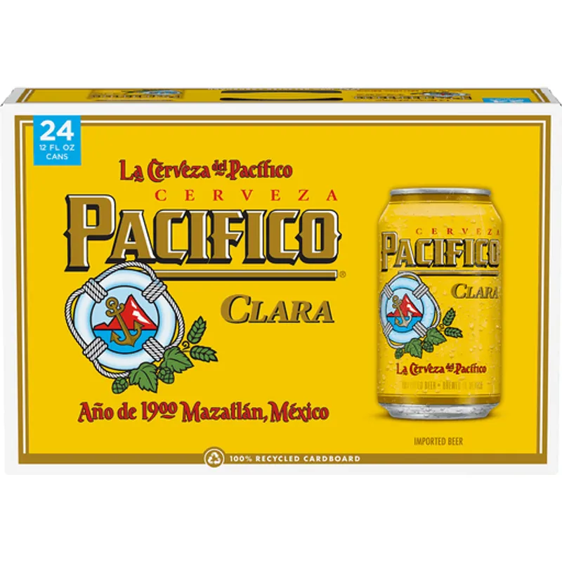 Pacifico Clara Lager Mexican Beer view 1