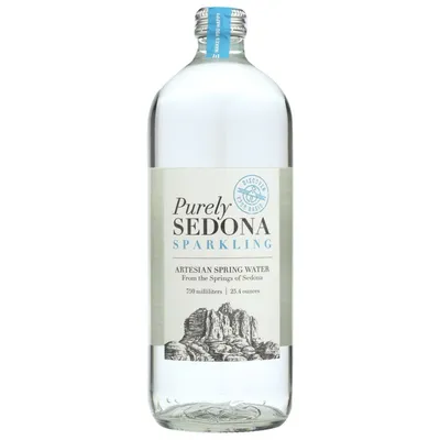 Purely Sedona Sparkling Spring Water 750 mL