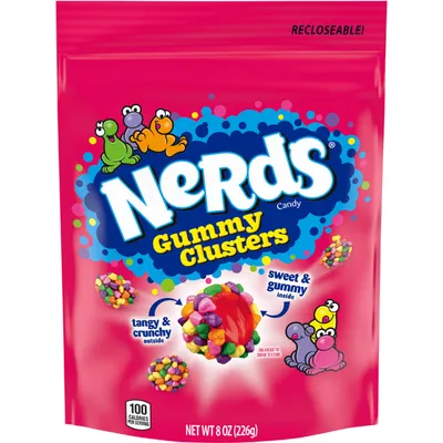 Nerds Gummy Clusters Candy 8 oz Bag