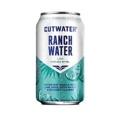 Cutwater Lime Ranch Water 12 oz Can
