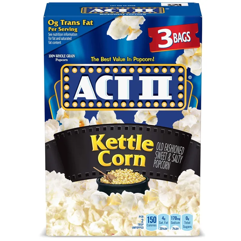 ACT II Kettle Corn Microwave Popcorn view 1