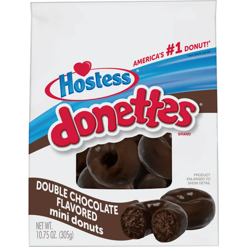 Hostess Donettes Chocolate Frosted Mini Donuts view 1