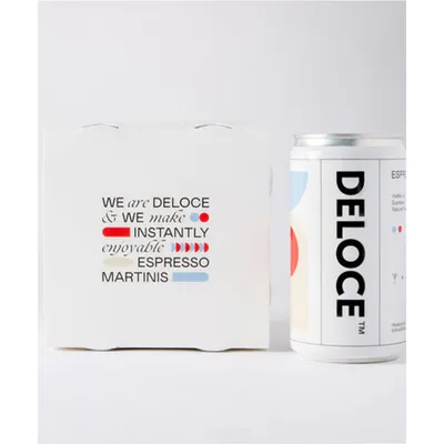 DELOCE Espresso Martini 4x 200ml Cans