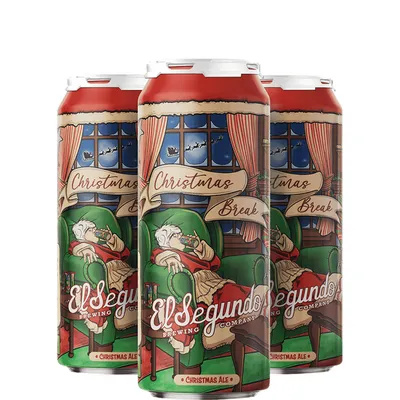 El Segundo Brewing Christmas Break Christmas Ale 4pk 16 oz cans
