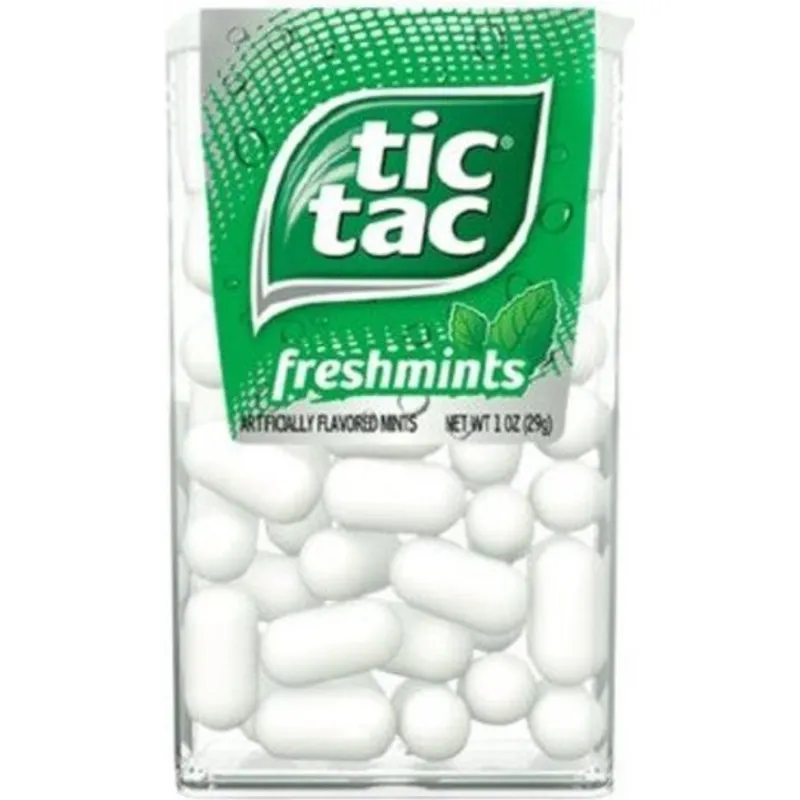 Tic Tac Sugar Free Gum Freshmint Box view 1