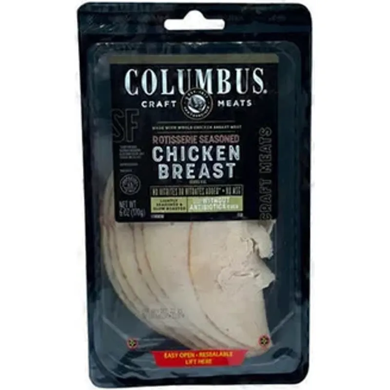 Columbus Rotisserie Seasoned Chicken Breast view 1