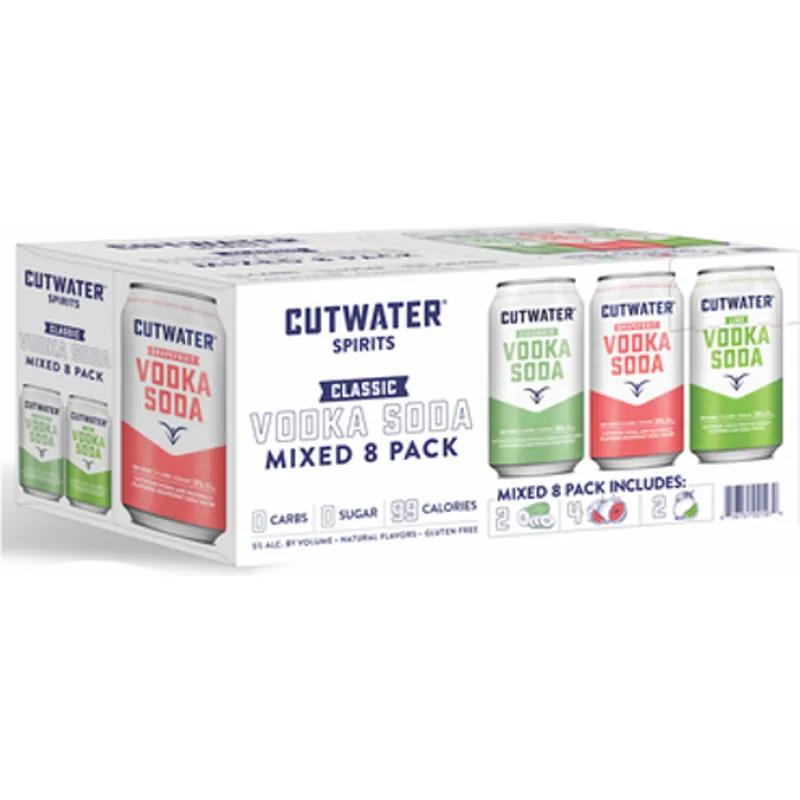 Cutwater Vodka Soda Variety Pack view 1