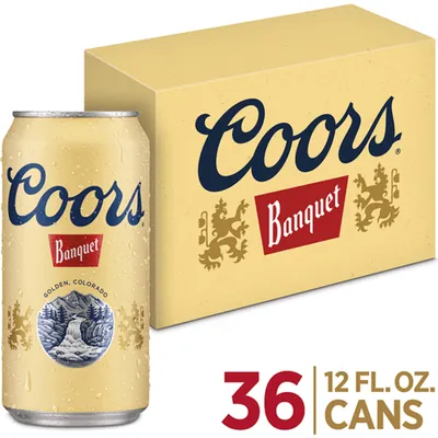 Coors Banquet 36-pack 432 oz cans