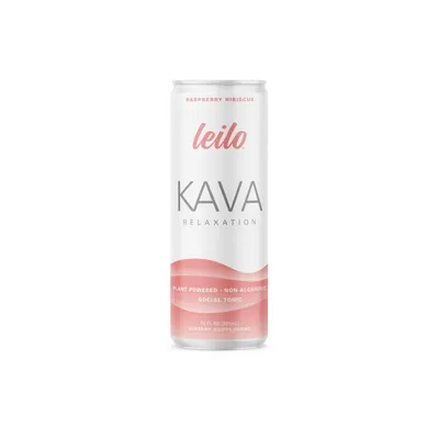 Leilo Kava Relaxation Sparkberry Hibiscus 12 oz Can