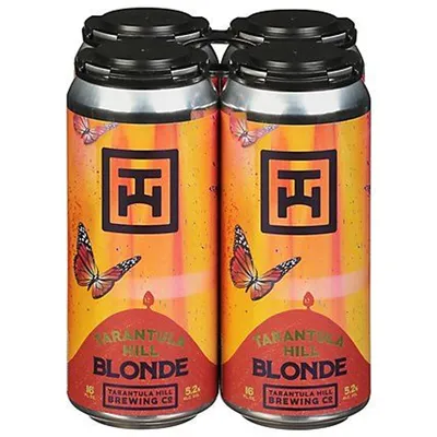 Tarantula Hill Blonde Ale 4 Pack 16 oz Cans