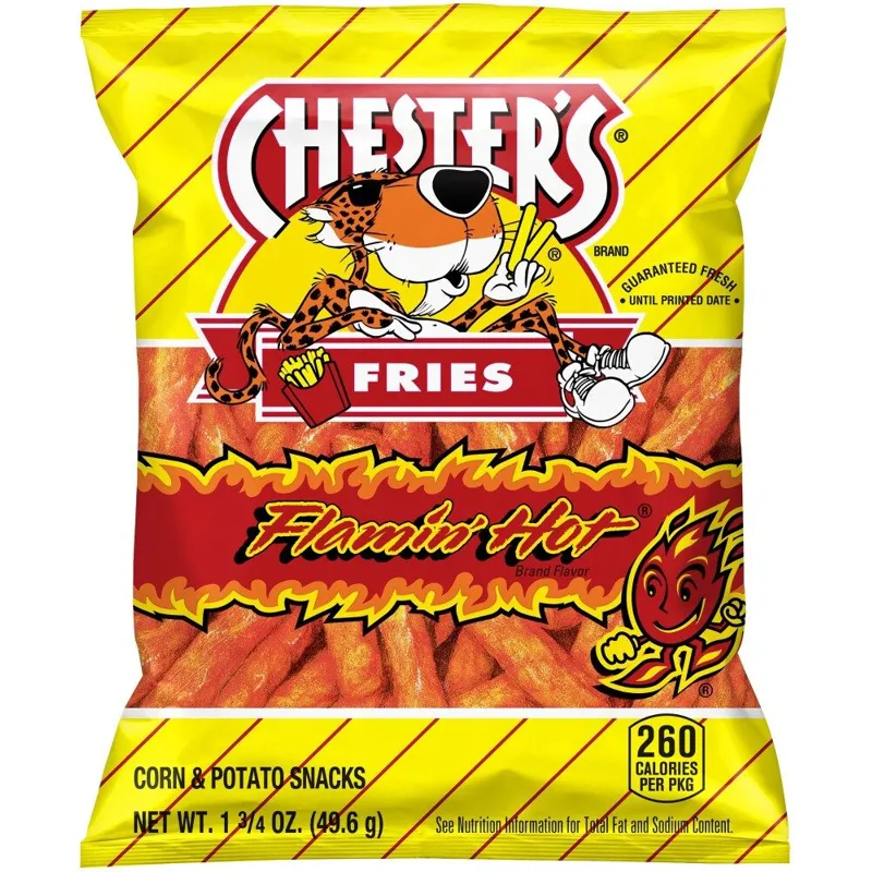 Chesters Flamin Hot Fries Corn & Potato Snacks view 1