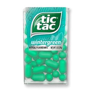Tic Tac Artificially Flavored Mints Wintergreen Box