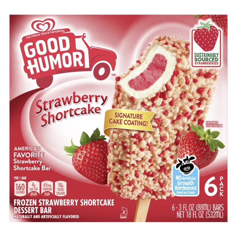 Good Humor Strawberry Shortcake Ice Cream Bars view 1