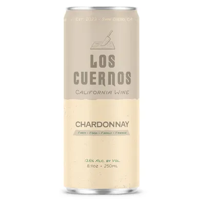 Los Cuernos Chardonnay 8.4 oz can